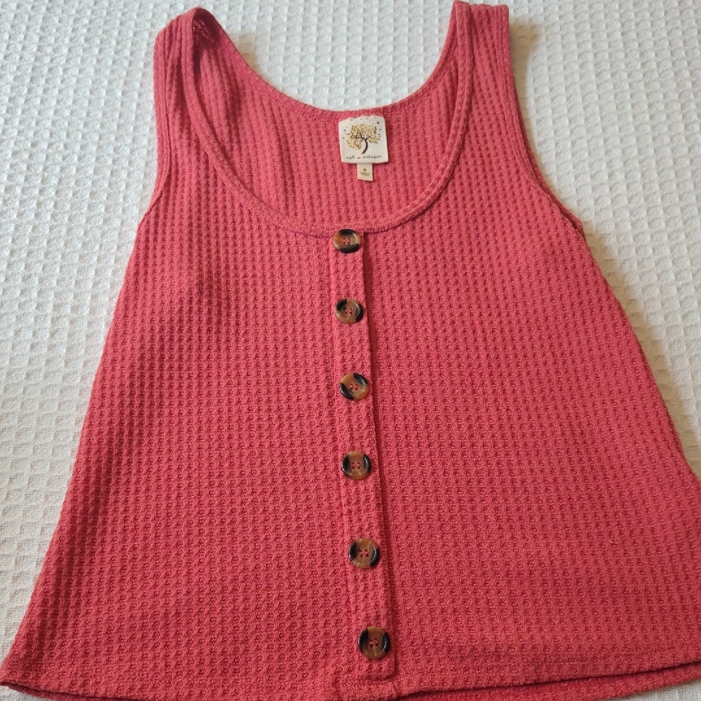 Self Esteem Pink Textured Top